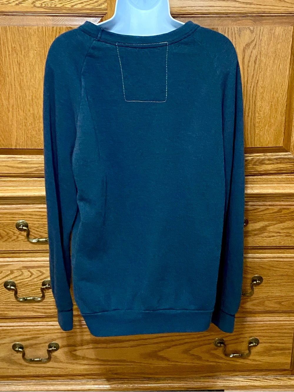 Aviator Nation Bolt Crewneck Sweatshirt Womens M Grey White Lightning CA USA - Picture 14 of 15